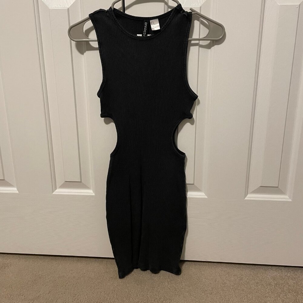 H&M Divided Women's Black Cutout Dress Small (New With Tags)